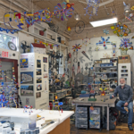A photo of Tom Nussbaum in his studio